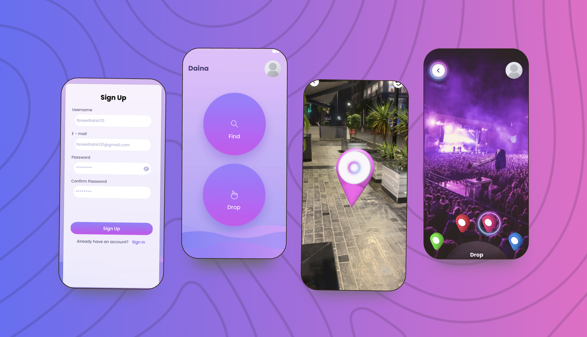 Spot Me – Find Friends AR project by Fareed Tahir