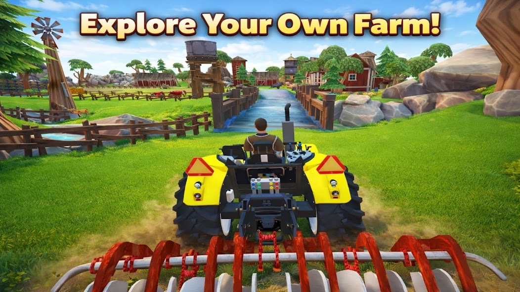 Farm Tractor Farming Game 3D mobile farming simulation