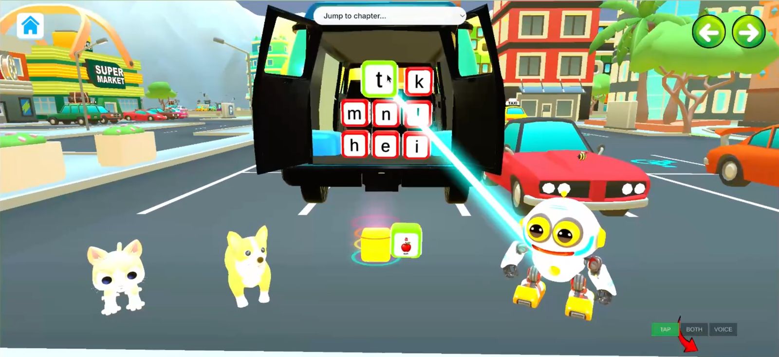 Kids Phonics Game browser-based alphabet learning experience