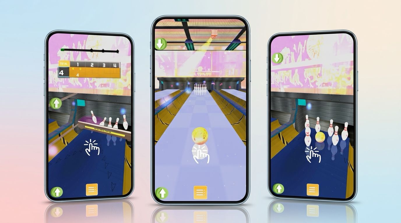 NeoStrike 3D Bowling Challenge mobile gameplay