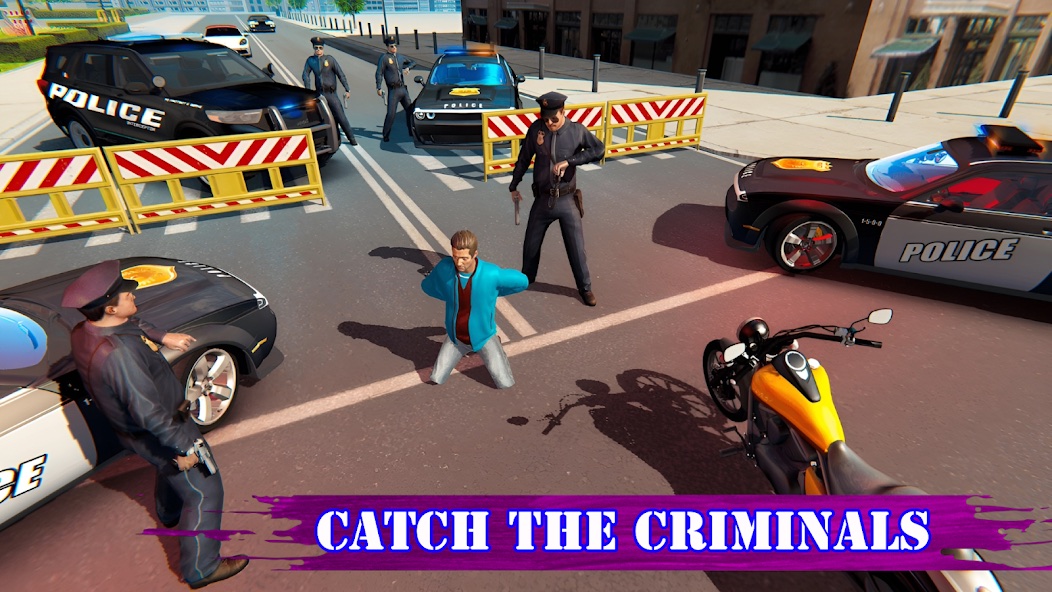 Police city mission and vehicle gameplay